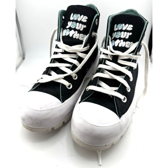 CONVERSE Womens Chuck Taylor All Star High Platform Love Your Mother Size 7.5 US - Picture 1 of 8